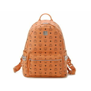 MCM パッチ付きリュック オレンジ バックパック | MCM® JP